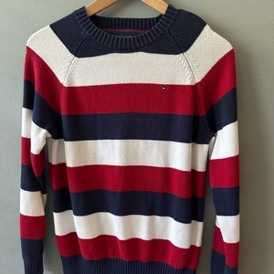Tommy Hilfiger Big Boys Cotton Crewneck Sweater Size L